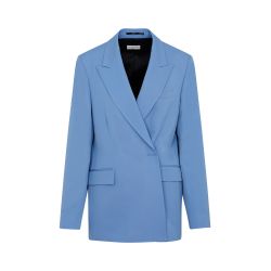 Blaue Wolljacke Mit Doppelknopfleiste - Dries Van Noten von Dries Van Noten