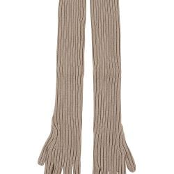 Dries Van Noten Wollhandschuhe - Nude & Neutrals von Dries Van Noten