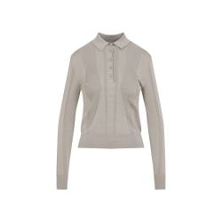 Graues Damen T-shirt Aus Baumwolle Von Dries Van Noten von Dries Van Noten