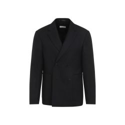 Klassische Schwarze Wolljacke Für Herren Von Dries Van Noten von Dries Van Noten