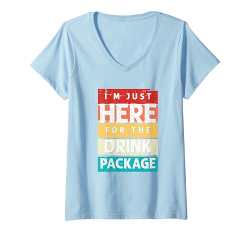 Damen Kreuzfahrt Urlaub Lustig Trinken Cocktail Party Shirt T-Shirt mit V-Ausschnitt Damen Kreuzfahrt Urlaub Lustig Trinken Cocktail Party Shirt T-Shirt mit V-Ausschnitt von Drink Package Kreuzfahrt Cocktail Urlaub Geschenk