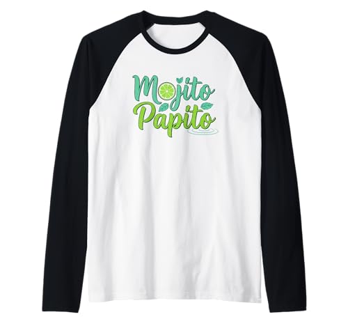 Herren Mojito Papito Rum Cocktailtrinker MOVITO Day 11. Juli Raglan von Drinkers Gifts