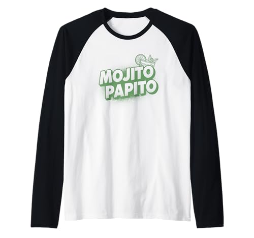Herren Mojito Papito Rum Cocktailtrinker MOVITO Day 11. Juli Raglan von Drinkers Gifts