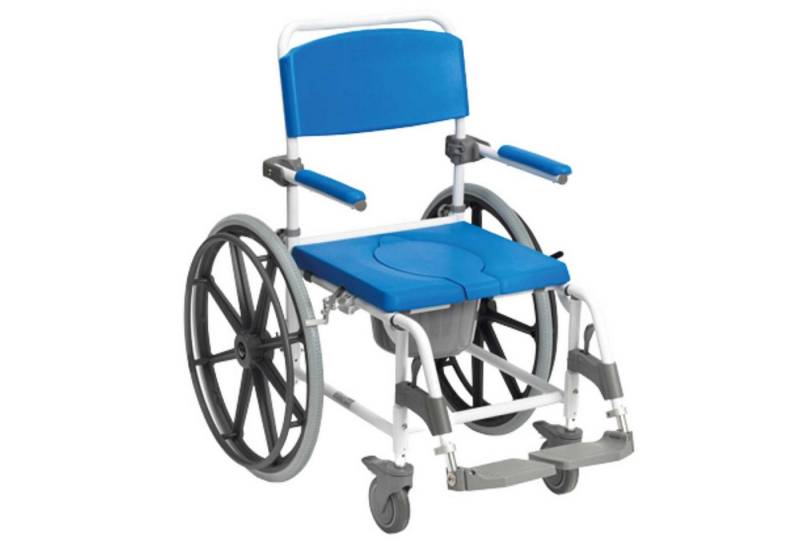 Drive Medical Dusch-Toilettenrollstuhl Dusch-Toilettenrollstuhl Aston 24 (24" -Antriebsräder) von Drive Medical