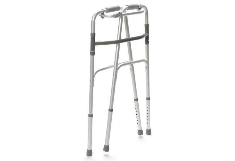 Drive Medical Gehstock Gehgestell Gecko SF - Starr, faltbar - Silbergrau von Drive Medical