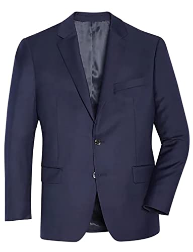 Drkobr Herren Dunkler Marine Blauer Blazer Seiten Schlitz Jacke Anzug Mantel für Heimkehr Freizeit von Drkobr