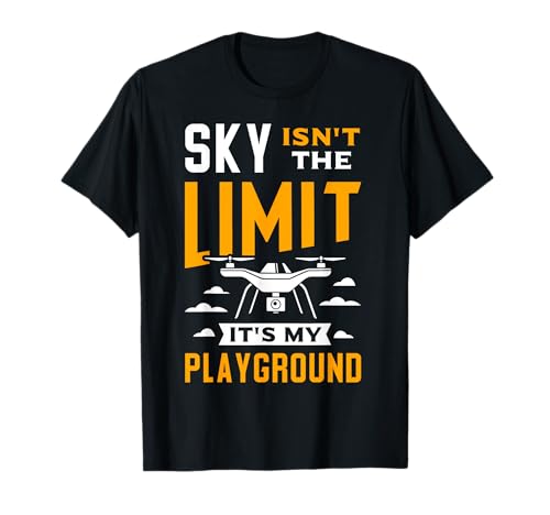 Drohnenpilot Frauen Jungs Drohne Geschenk Spruch FPV Herren T-Shirt von Drohnen Pilot Spruch Drohnenrennen Kinder Drone