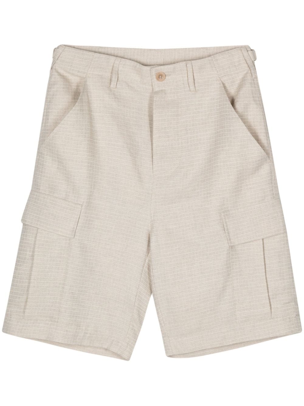 Drôle De Monsieur Fein karierte Cargo-Shorts - Nude von Drôle De Monsieur