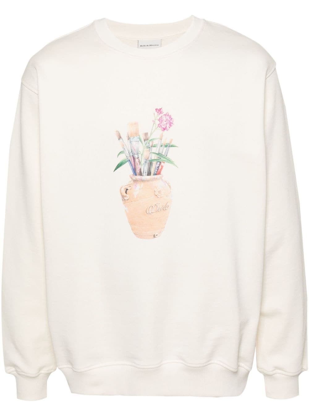 Drôle De Monsieur Le Pinceaux Sweatshirt - Nude von Drôle De Monsieur