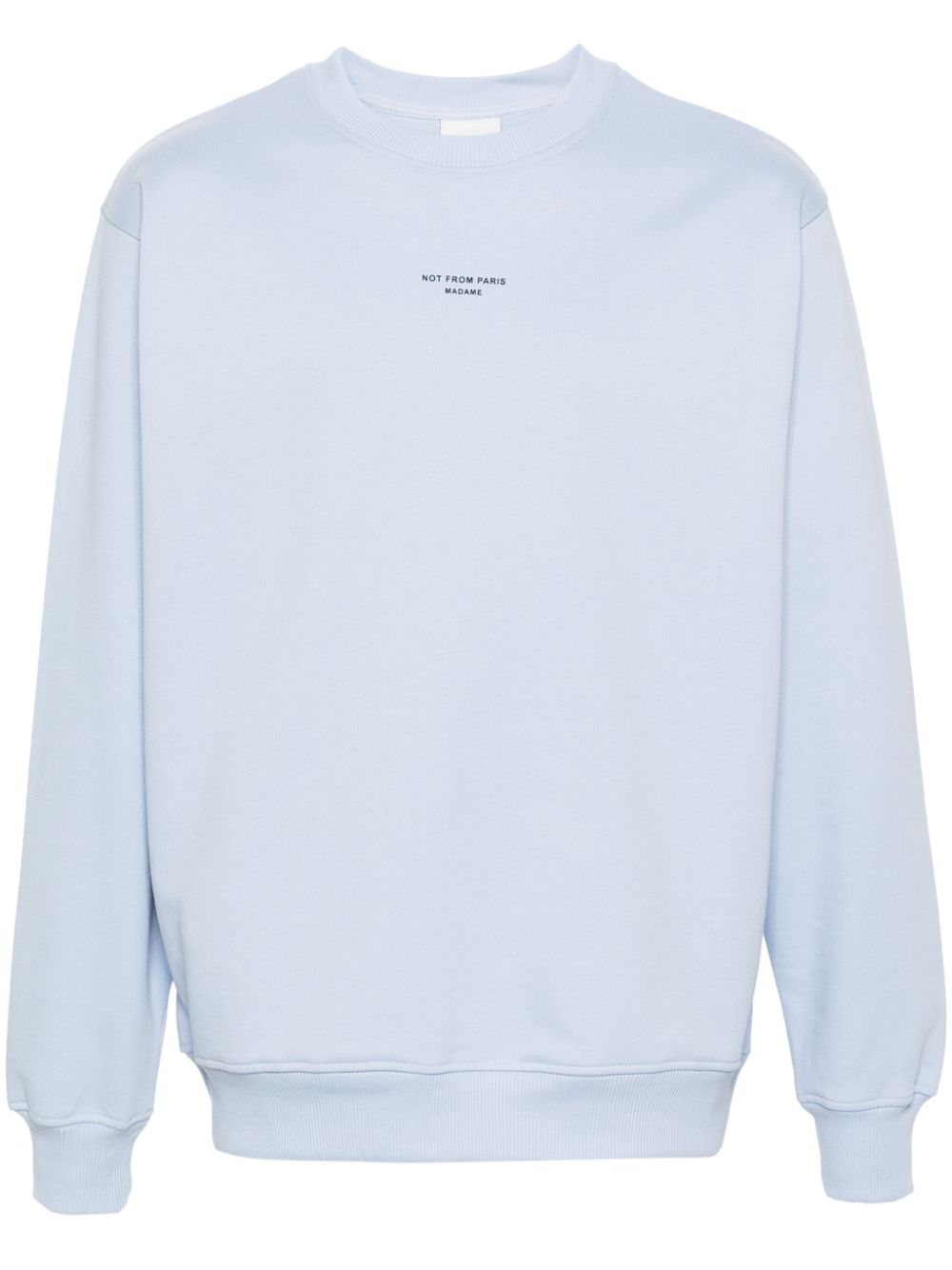 Drôle De Monsieur Sweatshirt mit Text-Print - Blau von Drôle De Monsieur