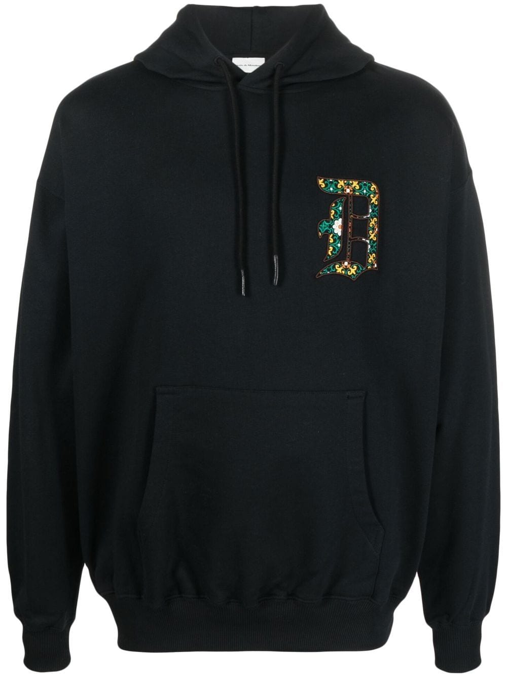 Drôle De Monsieur Hoodie mit Logo-Patch - Schwarz von Drôle De Monsieur