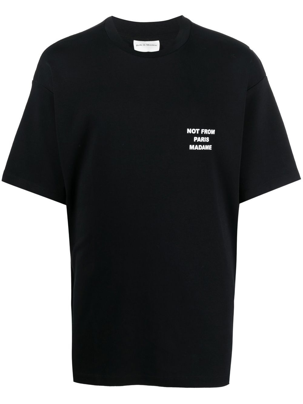 Drôle De Monsieur T-Shirt mit Slogan-Print - Schwarz von Drôle De Monsieur