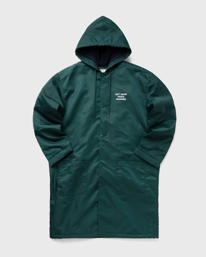 Drôle de Monsieur La Parka Slogan men Parkas green in Größe:L von Drôle de Monsieur