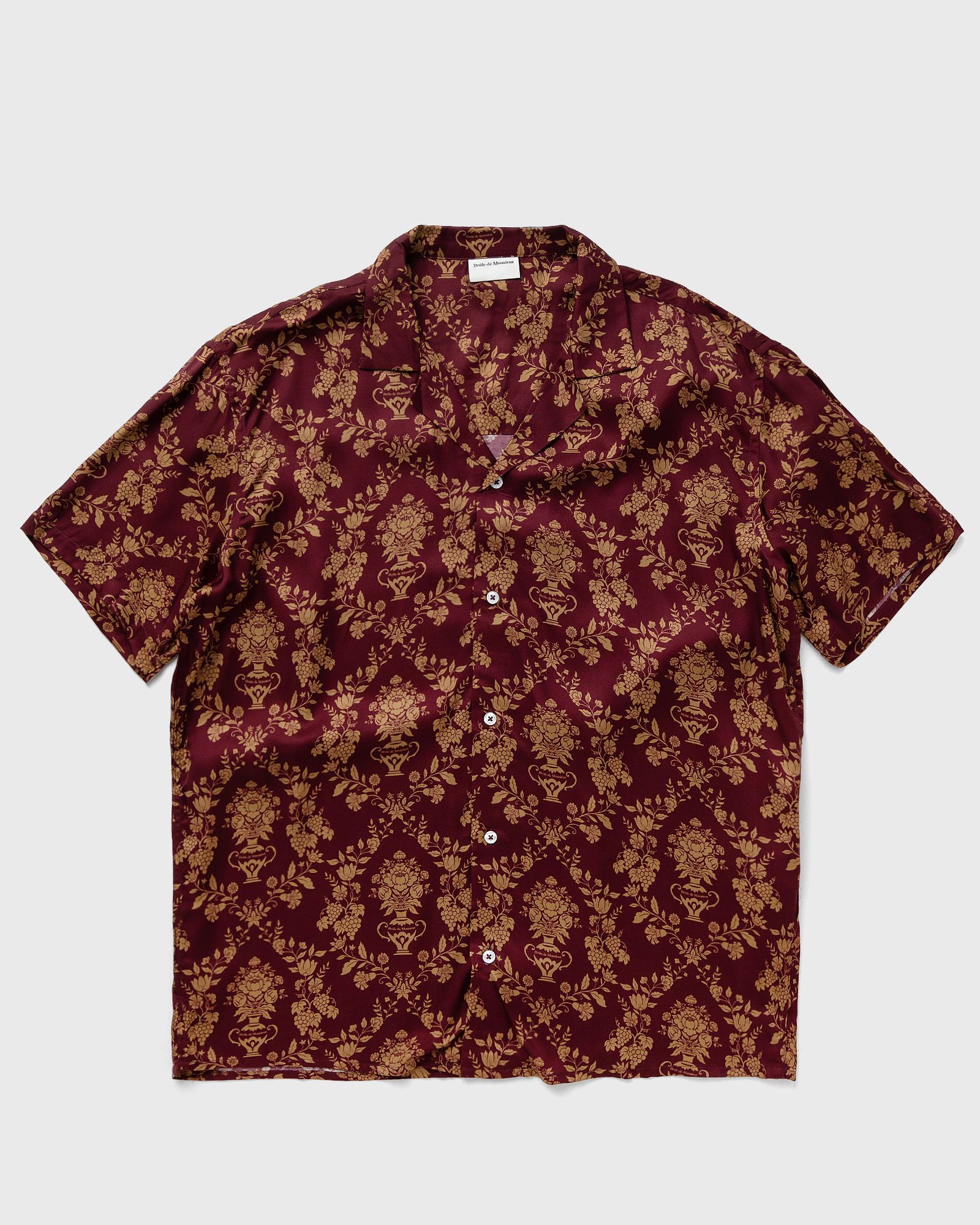 Drôle de Monsieur La Shirt Damas men Shortsleeves red in Größe:L von Drôle de Monsieur