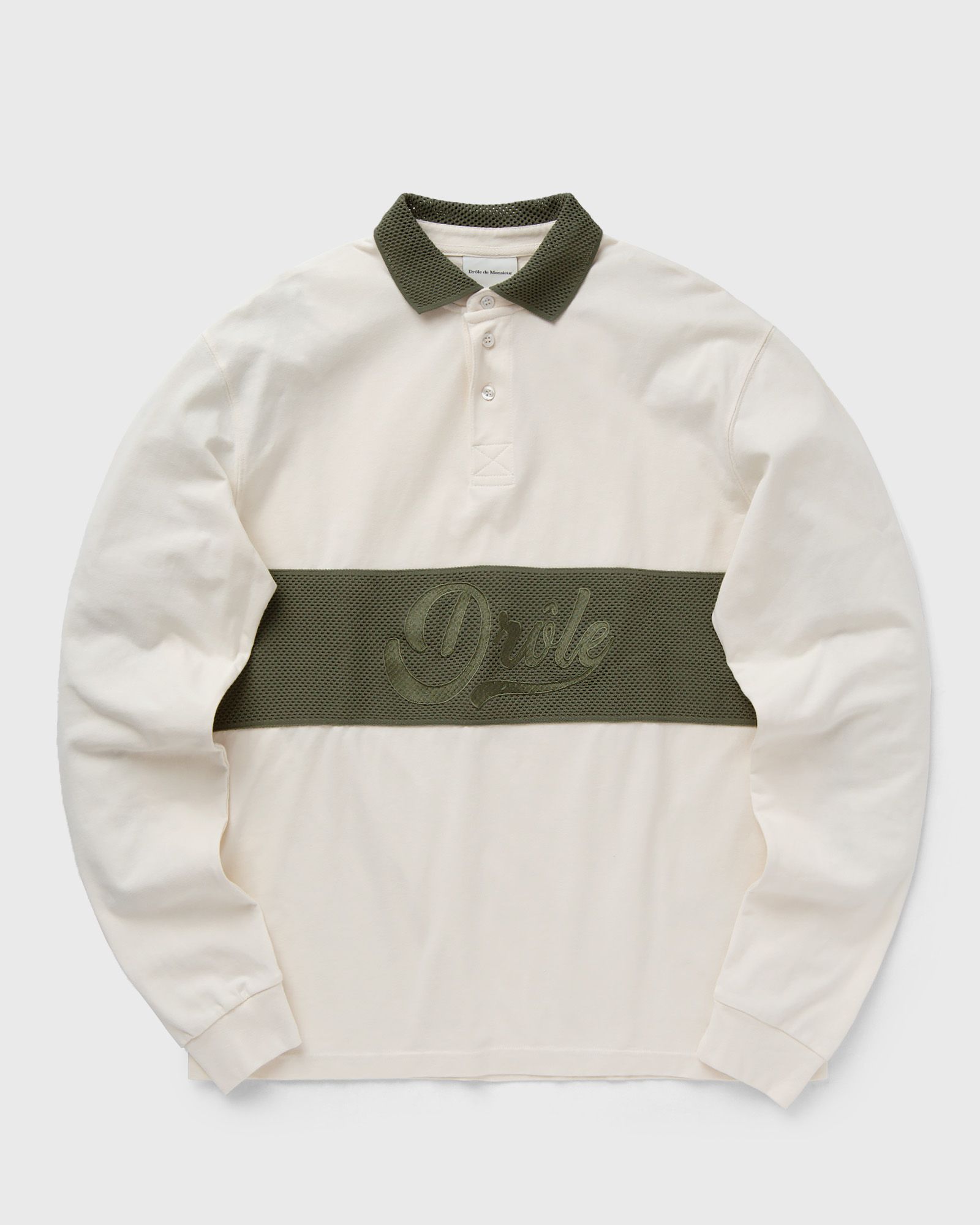 Drôle de Monsieur Le Polo DrÙle men Polos beige in Größe:S von Drôle de Monsieur