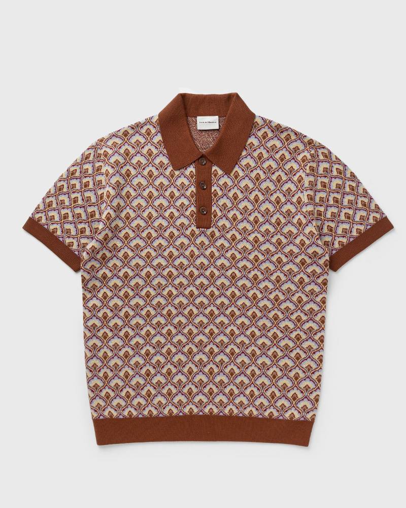 Drôle de Monsieur Le Polo Maille Tapisserie men Polos brown in Größe:XL Drôle de Monsieur Le Polo Maille Tapisserie men Polos brown in Größe:XL von Drôle de Monsieur
