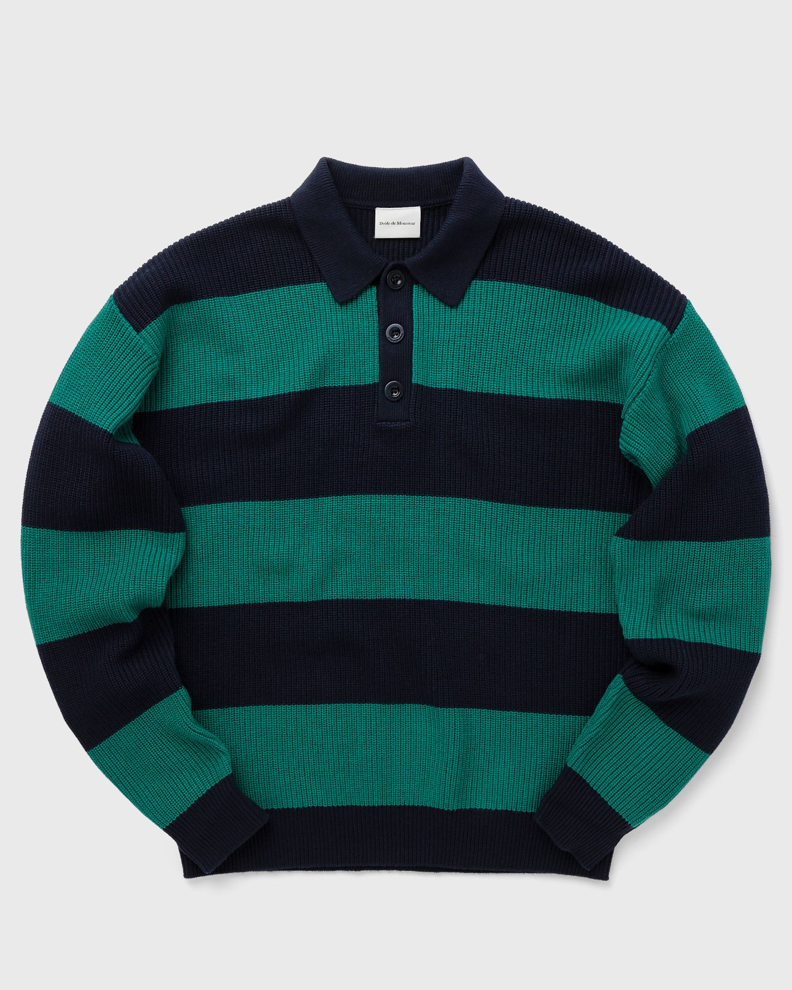 Drôle de Monsieur Le Polo PiquÈ RayÈ men Pullovers blue in Größe:M von Drôle de Monsieur