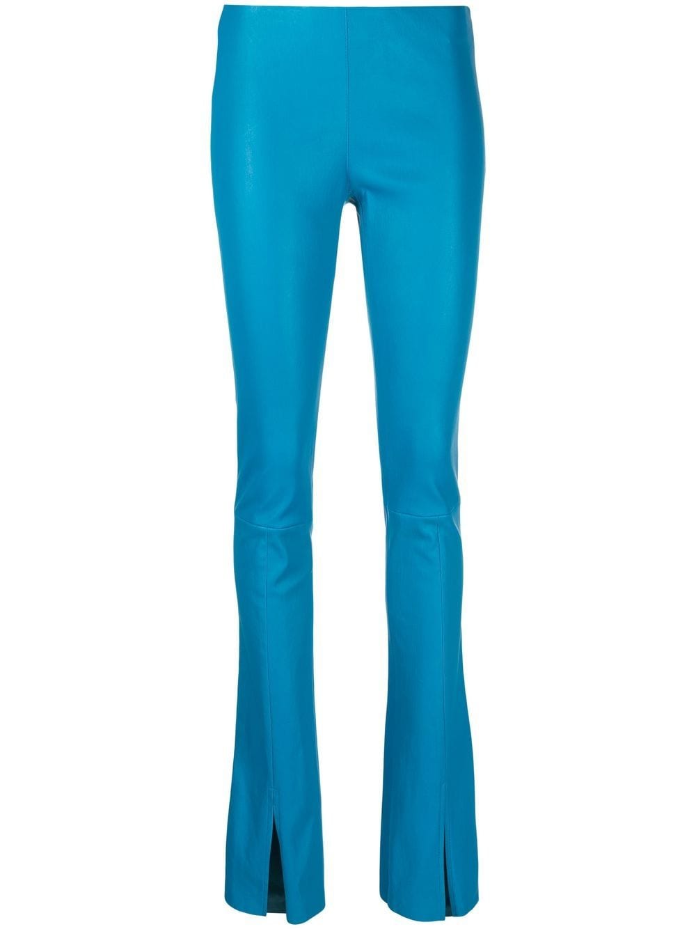 Drome Leggings aus Leder - Blau von Drome