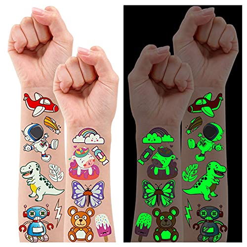 Wasserdicht Kinder Tattoo Geburtstagsgeschenke für Kindergeburtstage Hautfreundlich Kindertattoo (Option 1) von Drookaen