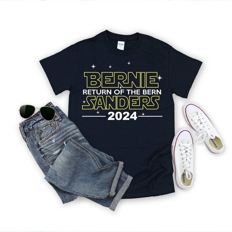 Bernie Sanders 2024 Shirt - Rückkehr Der Berner, Für Präsident 2024, Feel The Bern von DropBearCo
