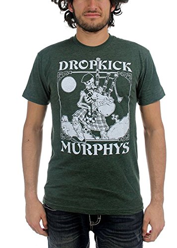 DROPKICK MURPHYS - Dropkick Murphys - Herren Weinlese Skeleton Piper T-Shirt, XX-Large, Black von Dropkick Murphys