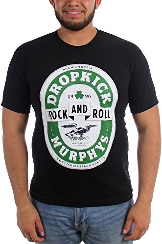 DROPKICK MURPHYS - Dropkick Murphys - Männer Shamrock And Roll Caps T-Shirt, Medium, Black von Dropkick Murphys