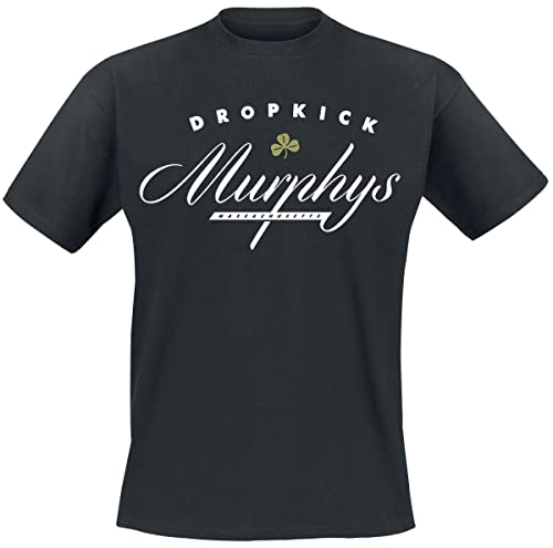Dropkick Murphys Cursive Männer T-Shirt schwarz XL 100% Baumwolle Band-Merch, Bands von Dropkick Murphys