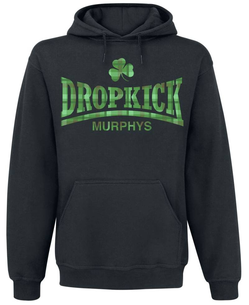 Dropkick Murphys Fighter Plaid Kapuzenpullover schwarz in L von Dropkick Murphys