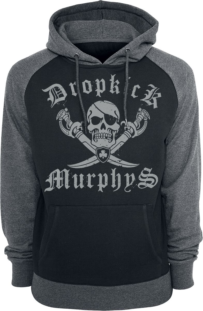 Dropkick Murphys Kapuzenpullover - Shipping Up To Boston - M bis XXL - für Männer - Größe XXL - schwarz/grau  - EMP exklusives Merchandise! von Dropkick Murphys