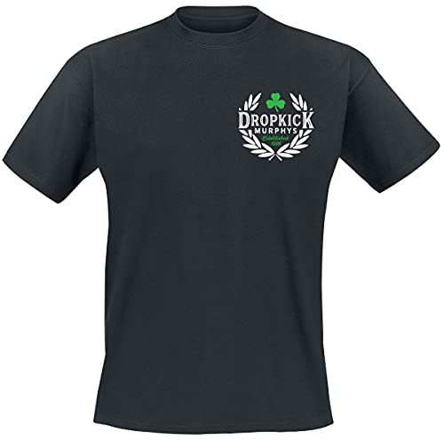 Dropkick Murphys Laurel Männer T-Shirt schwarz L 100% Baumwolle Band-Merch, Bands von Dropkick Murphys