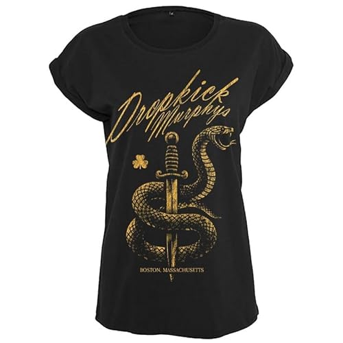 Dropkick Murphys Serpent & Dagger Frauen T-Shirt schwarz L 100% Baumwolle Band-Merch, Bands von Dropkick Murphys