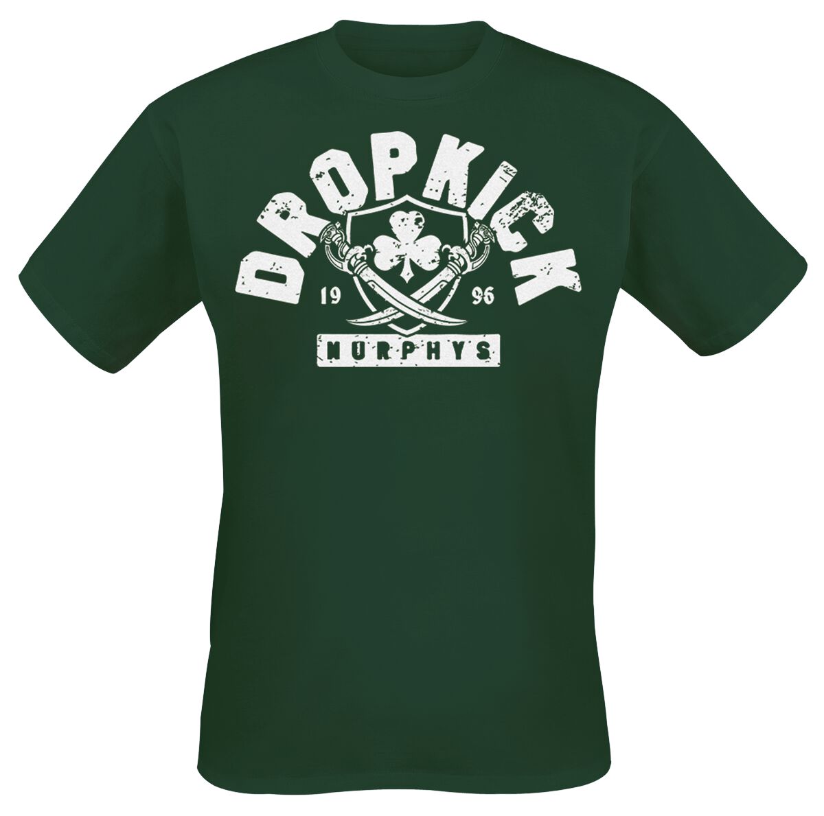 Dropkick Murphys T-Shirt - Bruin Badge - S bis XXL - für Männer - Größe S - dunkelgrün  - Lizenziertes Merchandise! von Dropkick Murphys