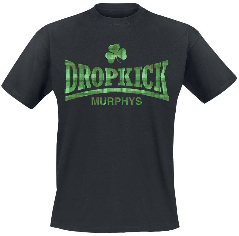 Dropkick Murphys T-Shirt - Fighter Plaid - M bis XXL - für Männer - Größe XXL - schwarz  - EMP exklusives Merchandise! von Dropkick Murphys