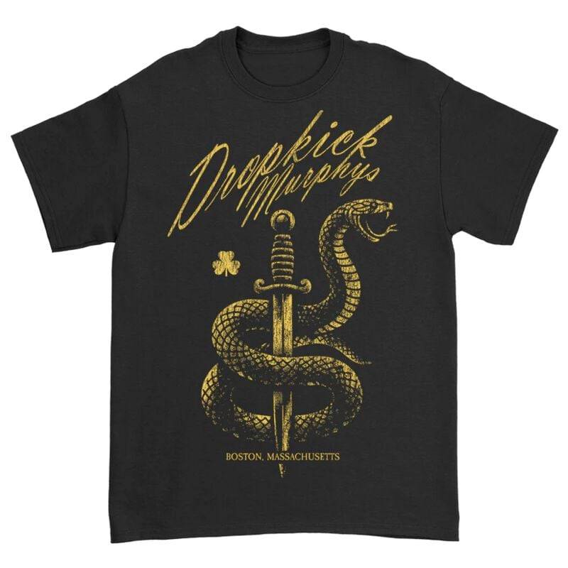 Dropkick Murphys T-Shirt - Serpent & Dagger - S bis XL - für Männer - Größe M - schwarz  - Lizenziertes Merchandise! von Dropkick Murphys