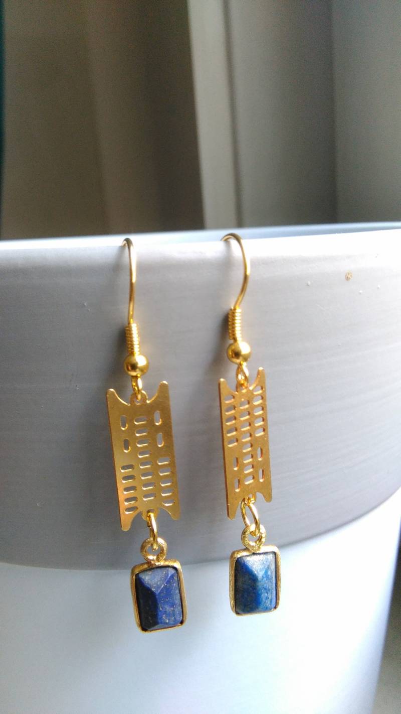 Hangoorbellen Lapislazuli von DropletsTrinkets