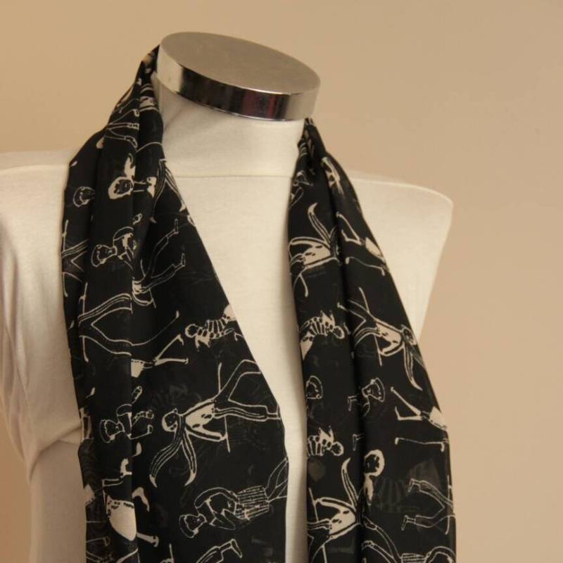 Infinity Schal, Mode Zeichnung Design, Chiffon Kreis Schlauchschal, Trendige Designs, Schneider Mannequin Schal, Geschenke von DroppBy