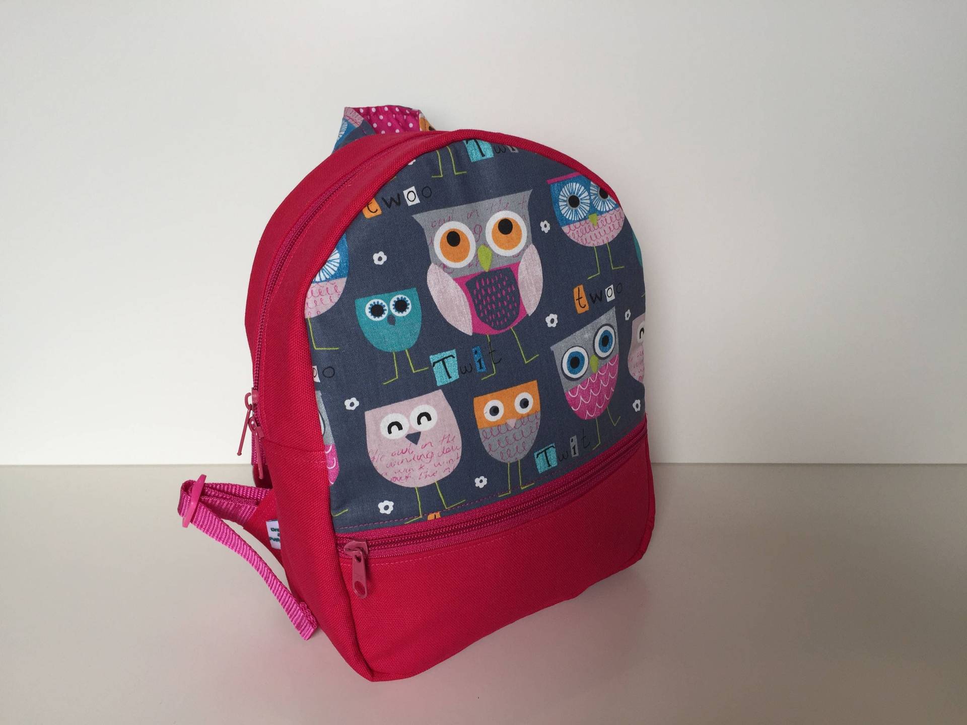 Kinder-Rucksack "Owl Family" - 3 Größen | +Name von DropsPumpkin