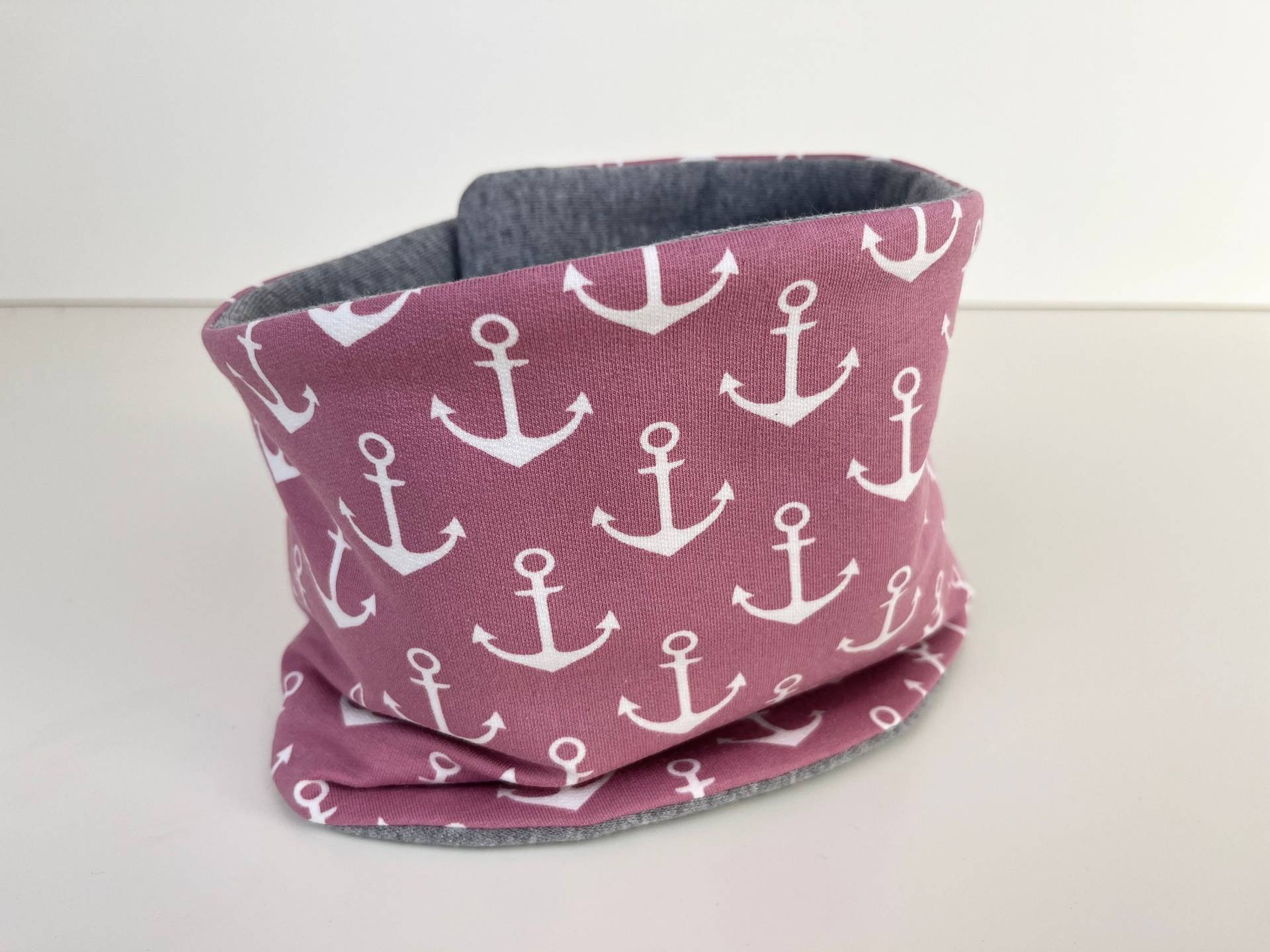 Schal Mit Verschluss "Anker' Altrosa | Sweat+Sweat von DropsPumpkin