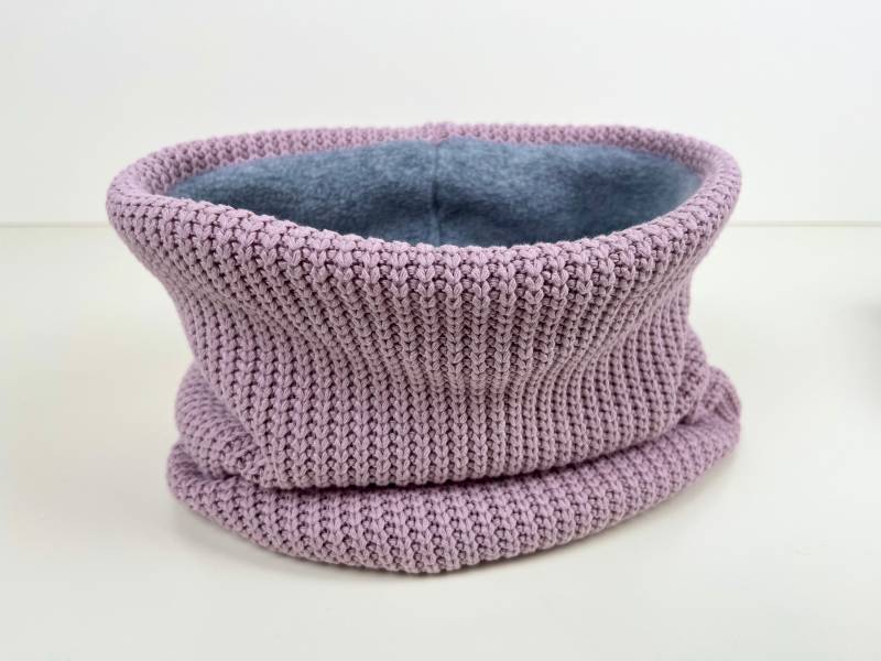 Schlupfschal "strick+Fleece' Rosa von DropsPumpkin