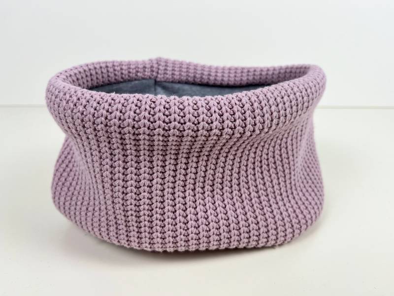 Schlupfschal "strick+Sweat' Rosa von DropsPumpkin