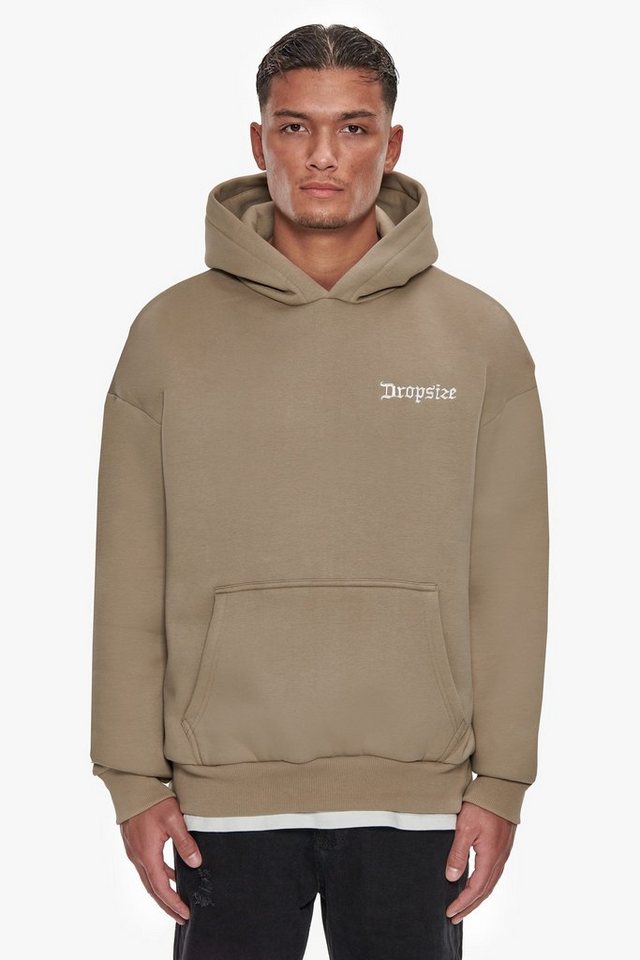 Dropsize Hoodie DH-1 Heavy Herren Hoodie Oversize 360 GSM Herren Kapuzen-Pullover Sweater von Dropsize
