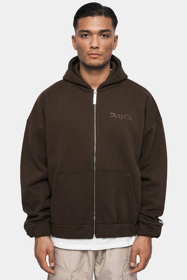 Dropsize Hoodie DZH2 Herren Zip Hoodie Heavy Oversized Fit 400 GSM Oversize Kapuzenpullover von Dropsize