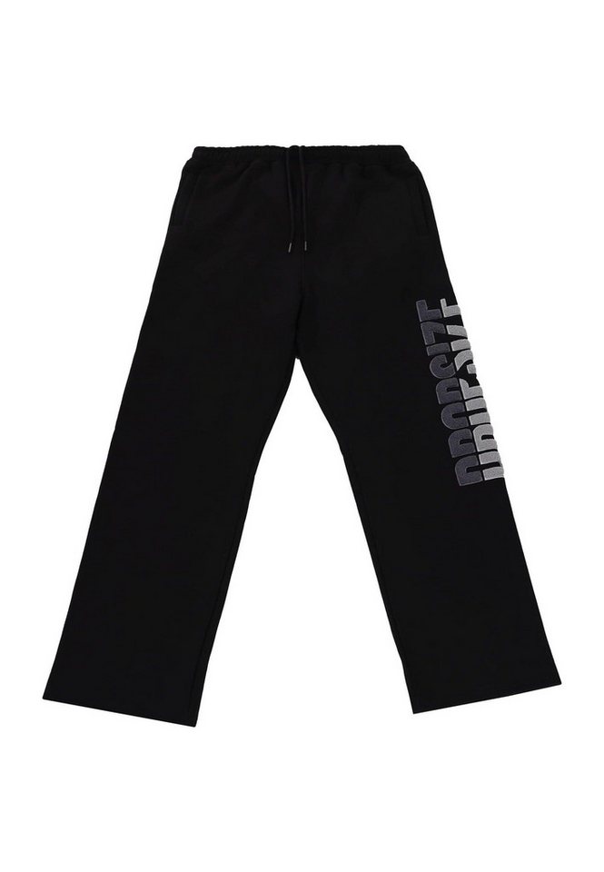 Dropsize Jogginghose Dropsize SPLIT FROTTEE EMBO SWEATPANT (1-tlg) von Dropsize