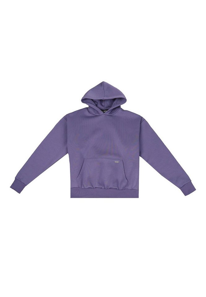Dropsize Kapuzensweatshirt Dropsize HEAVY OVERSIZE METAL PATCH HOODIE (1-tlg) von Dropsize