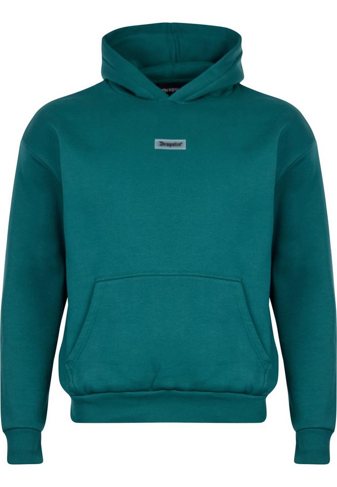 Dropsize Kapuzensweatshirt Dropsize HEAVY OVERSIZE MIDDLE RUBBER PATCH HOODIE (1-tlg) von Dropsize
