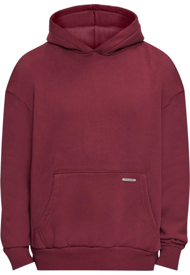 Dropsize Kapuzensweatshirt Dropsize Herren Dropsize Bazix Republiq SUPER HEAVY BLANK HOODIE (1-tlg) von Dropsize