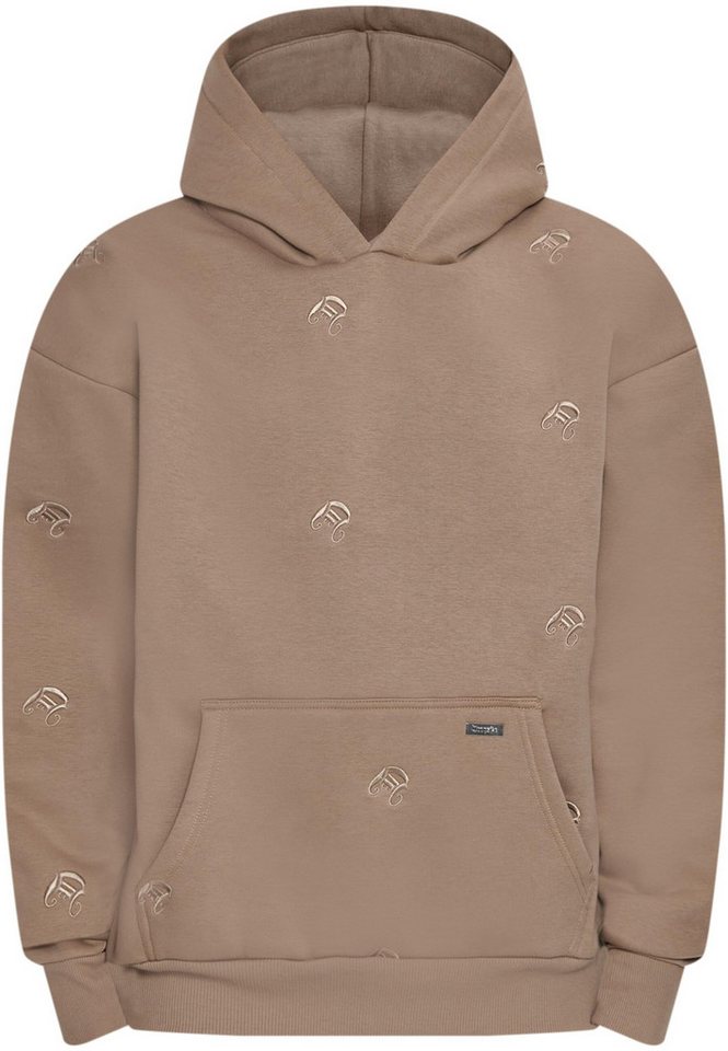 Dropsize Kapuzensweatshirt Dropsize Herren Dropsize Heavy Oversize Allover Embo Hoodie (1-tlg) von Dropsize