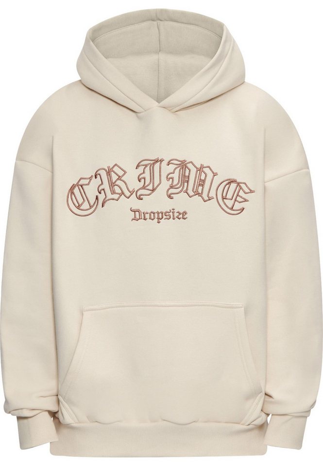 Dropsize Kapuzensweatshirt Dropsize Herren Dropsize Heavy Oversize Crime Outline Hoodie (1-tlg) von Dropsize