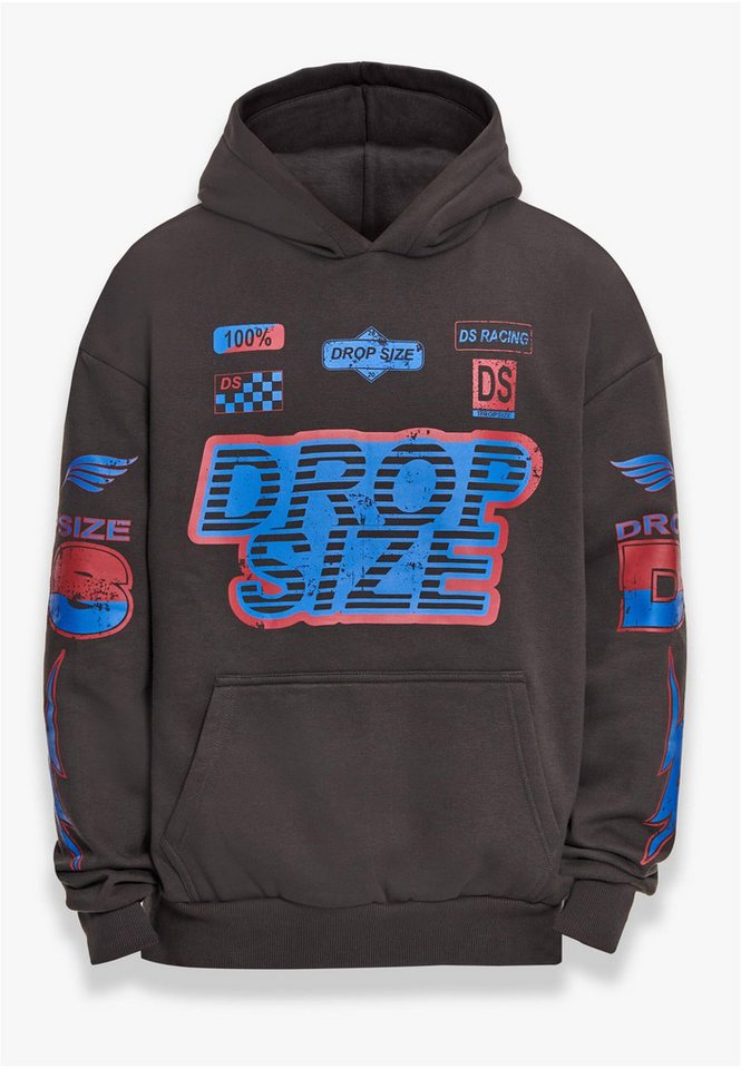 Dropsize Kapuzensweatshirt Dropsize Herren Dropsize Heavy Oversize Racing Hoodie (1-tlg) von Dropsize