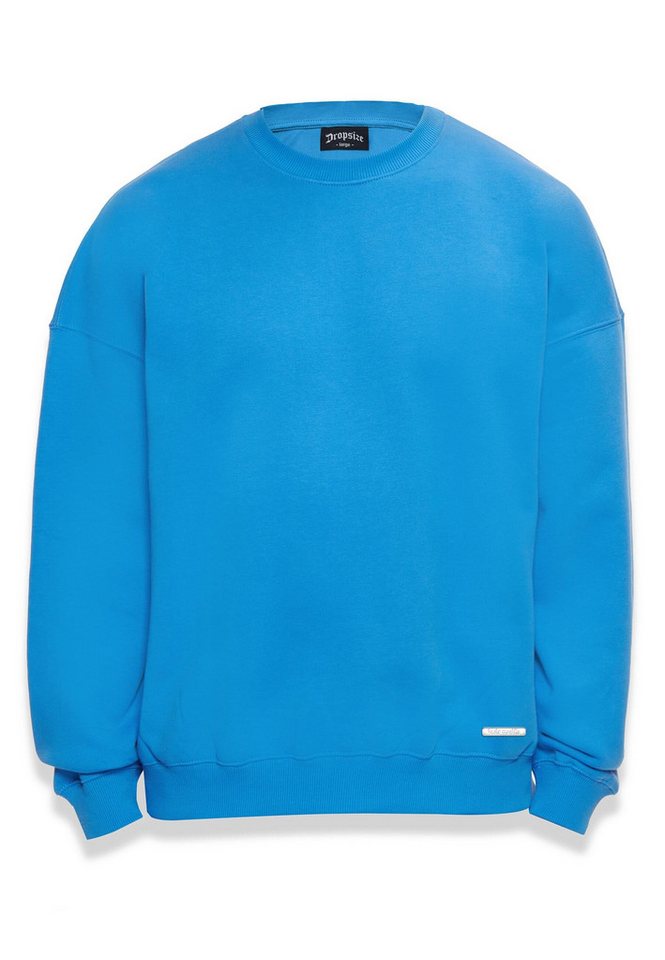Dropsize Rundhalspullover Dropsize Herren Bazix Republiq Super Heavy Blank Sweater (1-tlg) von Dropsize